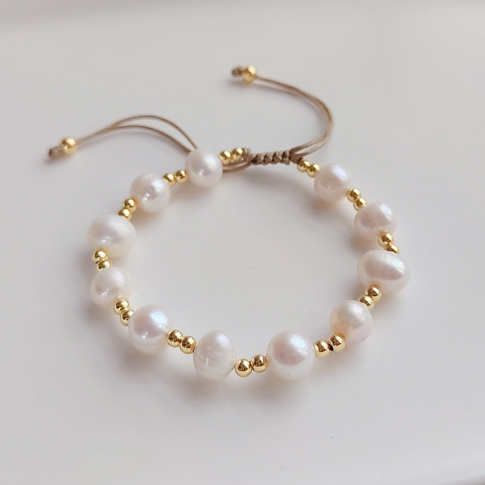 Wholesale Soft Clay Beaded Jewelry Set with Multiple Stacked Pearl Bracelets ACC-BT-Qiqi011