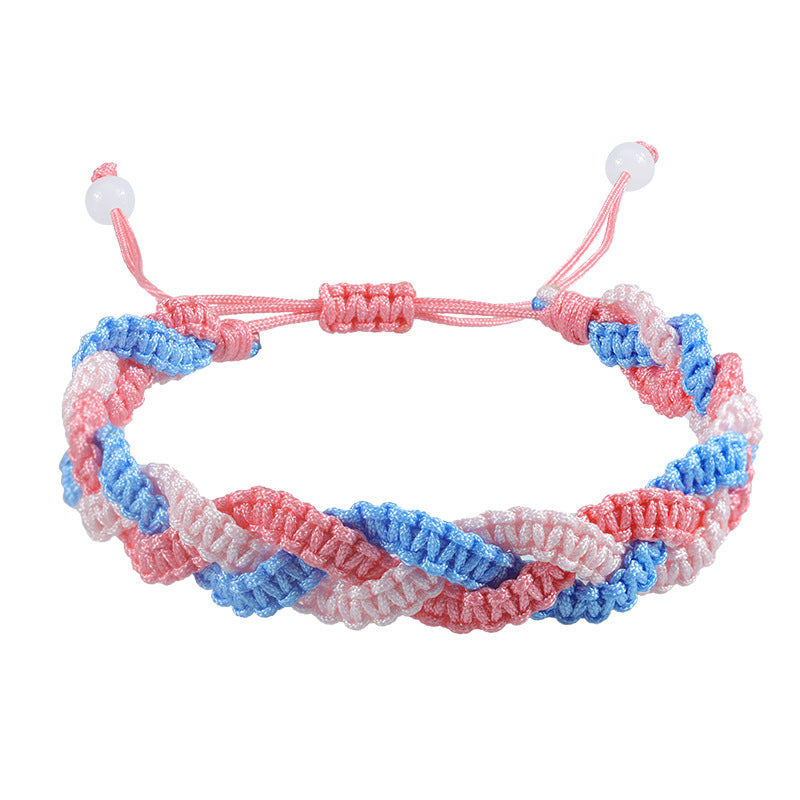 Wholesale Bohemian Braided Bracelet Macaron Splicing Color Multi-layer Bracelet ACC-BT-YiYe010