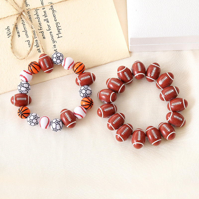 Wholesale Acrylic Ball Beaded Bracelets ACC-BT-YiL003