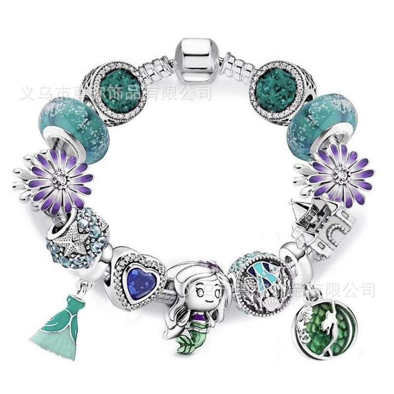 Wholesale sy Cat Mermaid Bracelet,  Alloy Electroplated Fashion Accessory for Gift