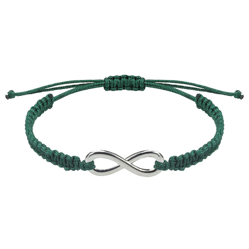 Wholesale  8-character Lucky Hand Rope Hand-woven Bracelet