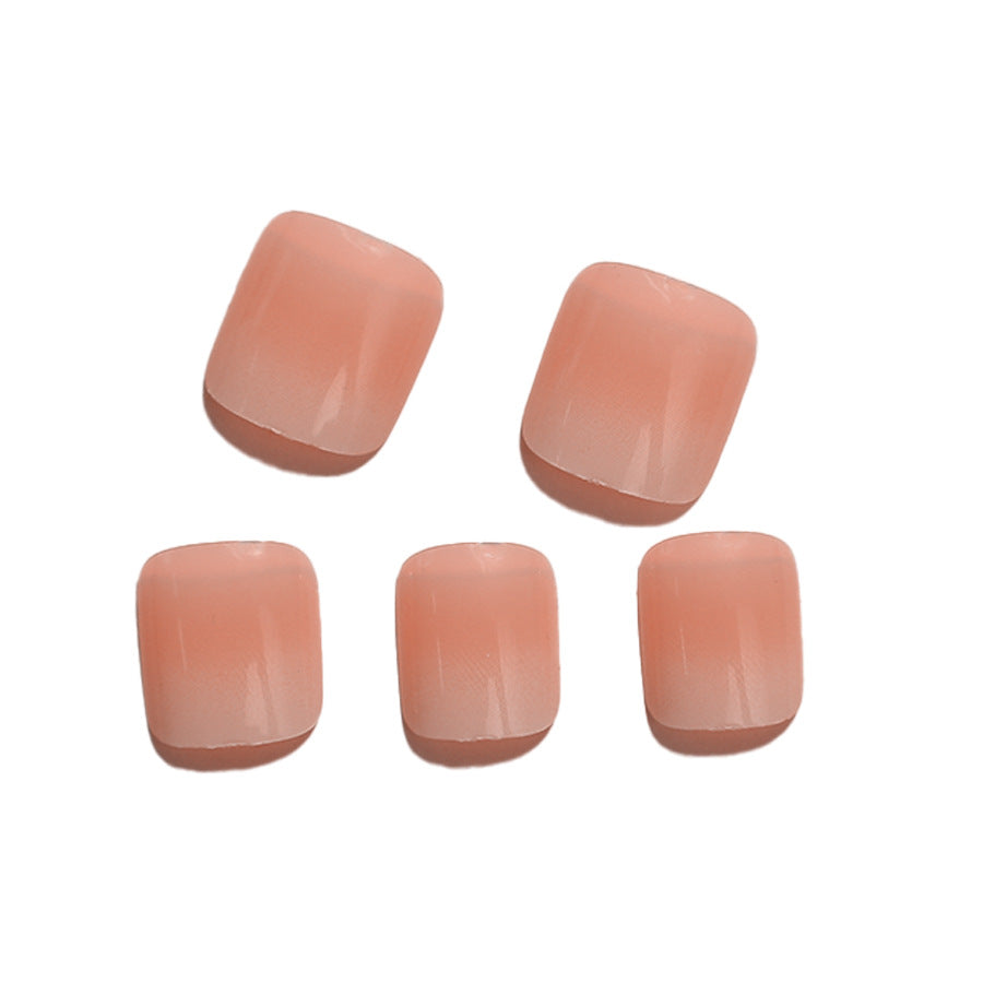 Wholesale 24 Pieces/box Glitter Nail Stickers Gradient Wearable Nail Press-on Nails Kits ACC-NS-HaoYi025