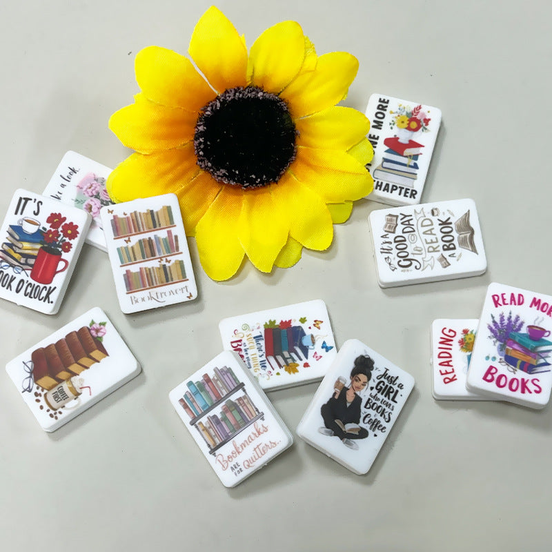 Wholesale 10pcs Learning Series Focal Beads DIY Bead Accessories