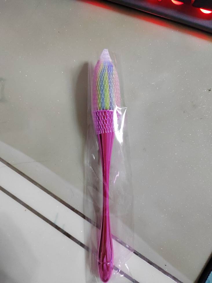 Wholesale Plastic Small Waist Loose Powder Blush Makeup Brush ACC-MB-Fengg002