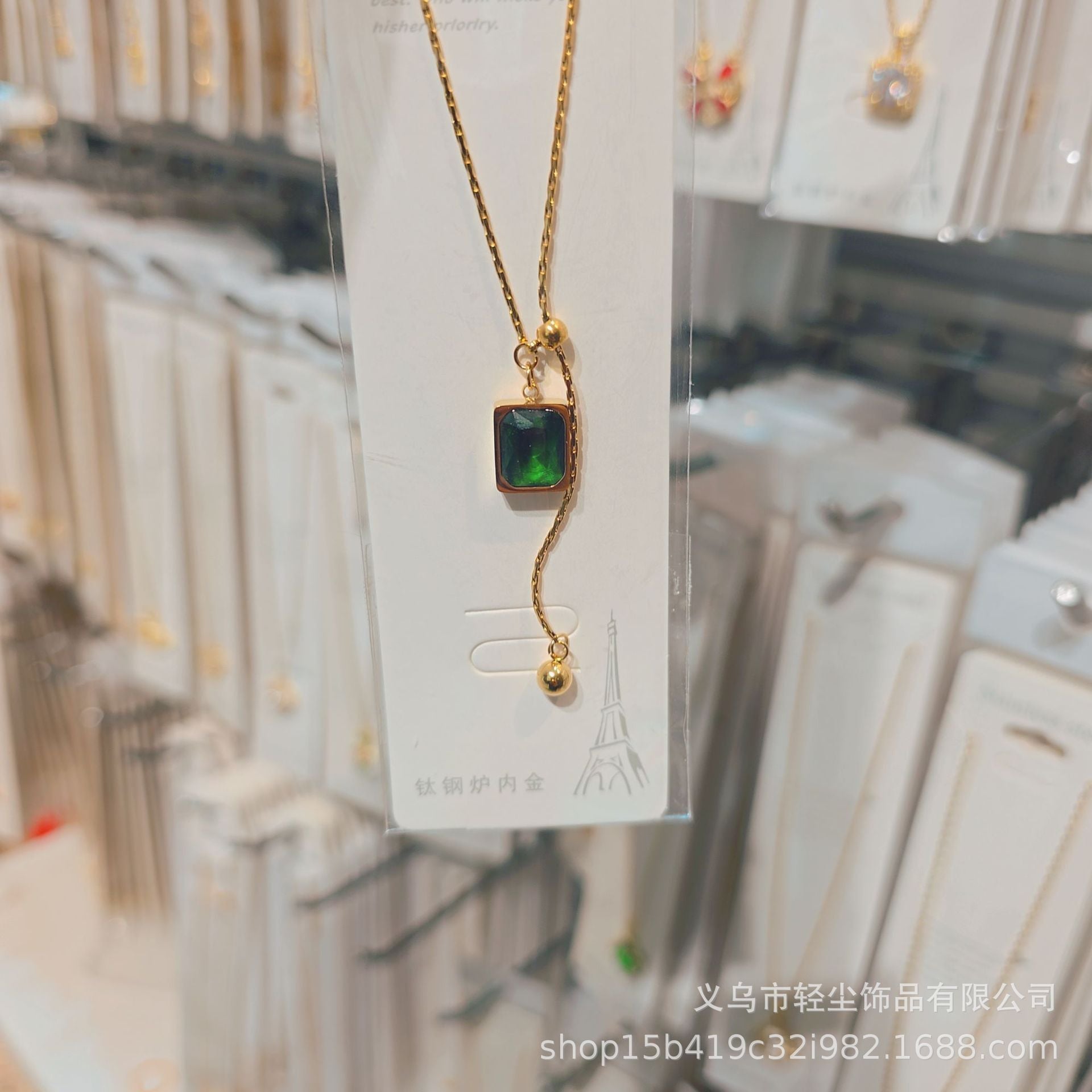 Wholesale Minimalist  High End Stainless Steel Clavicle Necklace