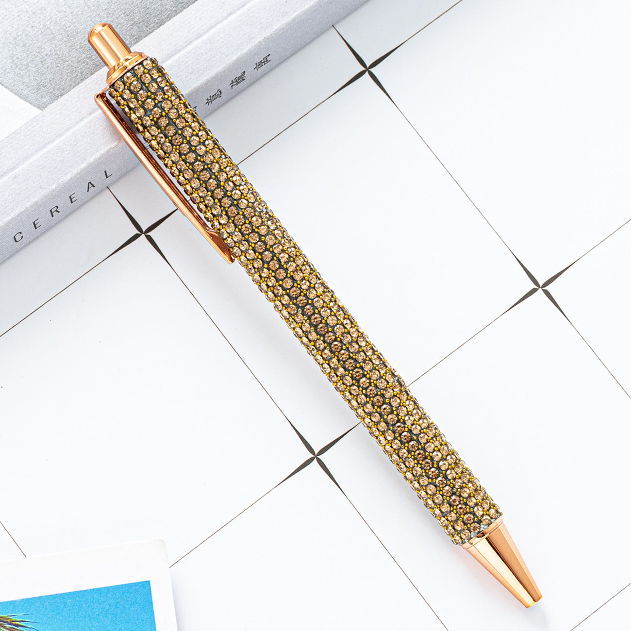 Wholesale Press Jump Pen Rhinestone Foreskin Press Pen ACC-PN-HuaHao016