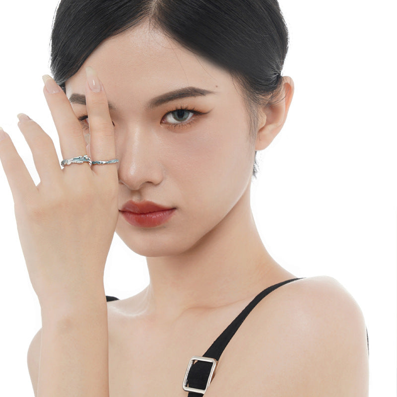 Wholesale S925 Silver Enamel Rings ACC-RS-YWE008