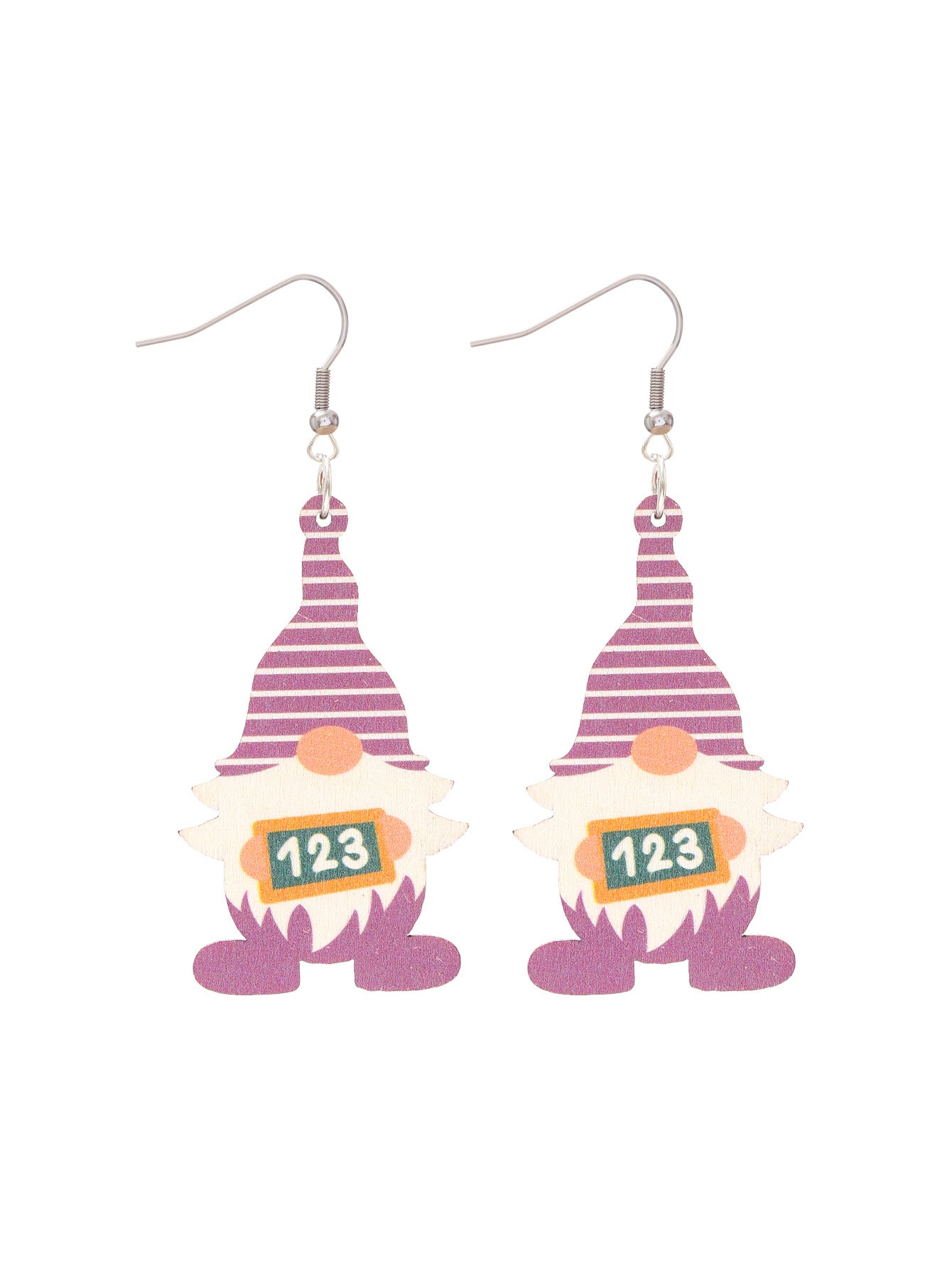 Wholesale  School Season Teacher's Day Apple Pencil Rocket Books  Water Drops Wooden Earrings