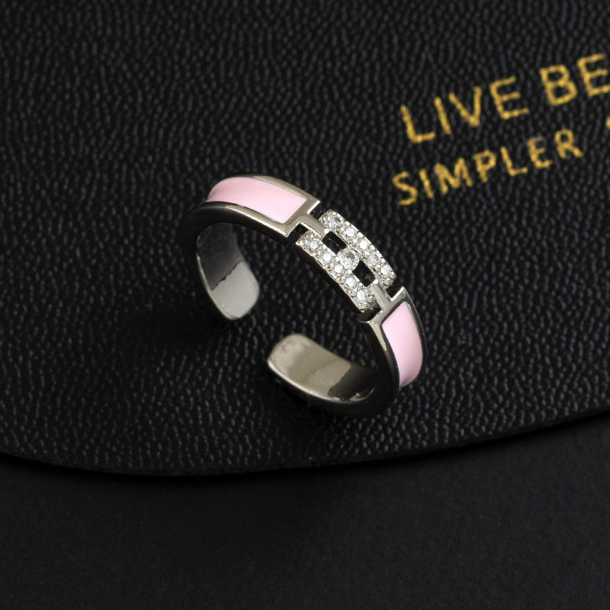 Wholesale Stylish Butterfly Ring Copper Zircon Adjustable Finger Ring Fashion Jewelry Accessory For Resale