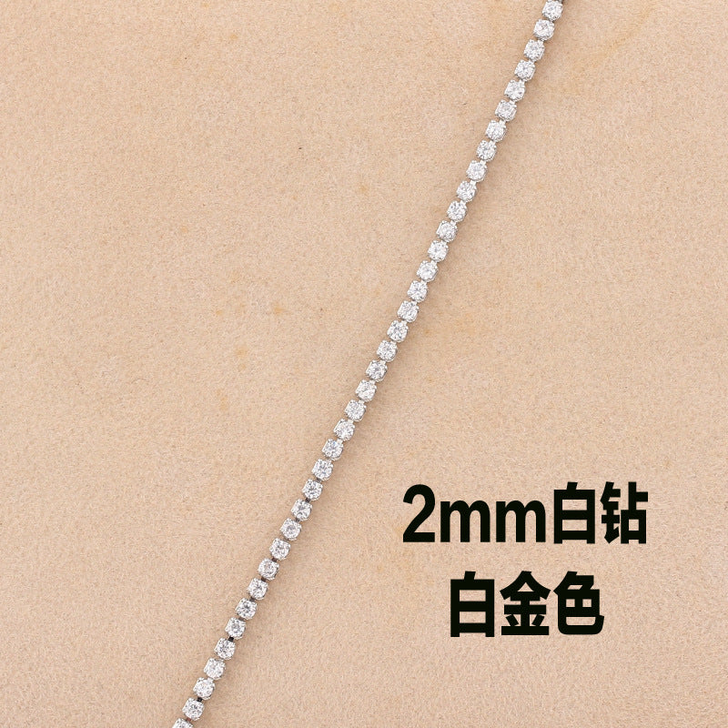 Wholesale Colorful Solid Color Zircon Full Diamond Rainbow Necklaces Choker Necklace ACC-NE-Ruib002