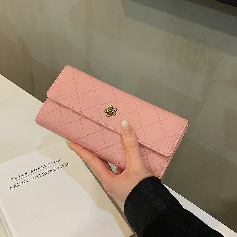 Wholesale Camellia Long Wallet ACC-WT-DuoMe008