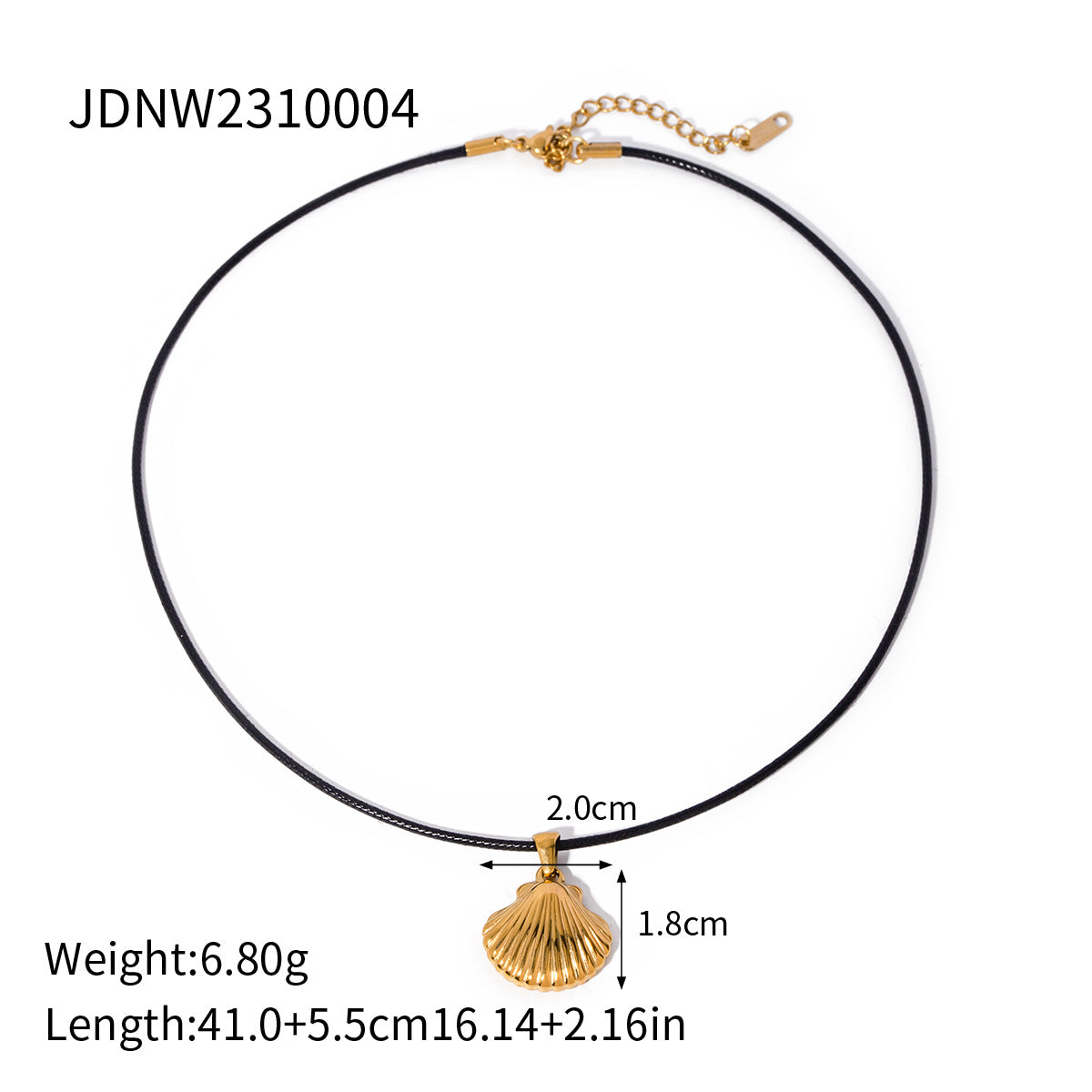 Wholesale Beach Style Shell Stainless Steel Necklace ACC-NE-JD003