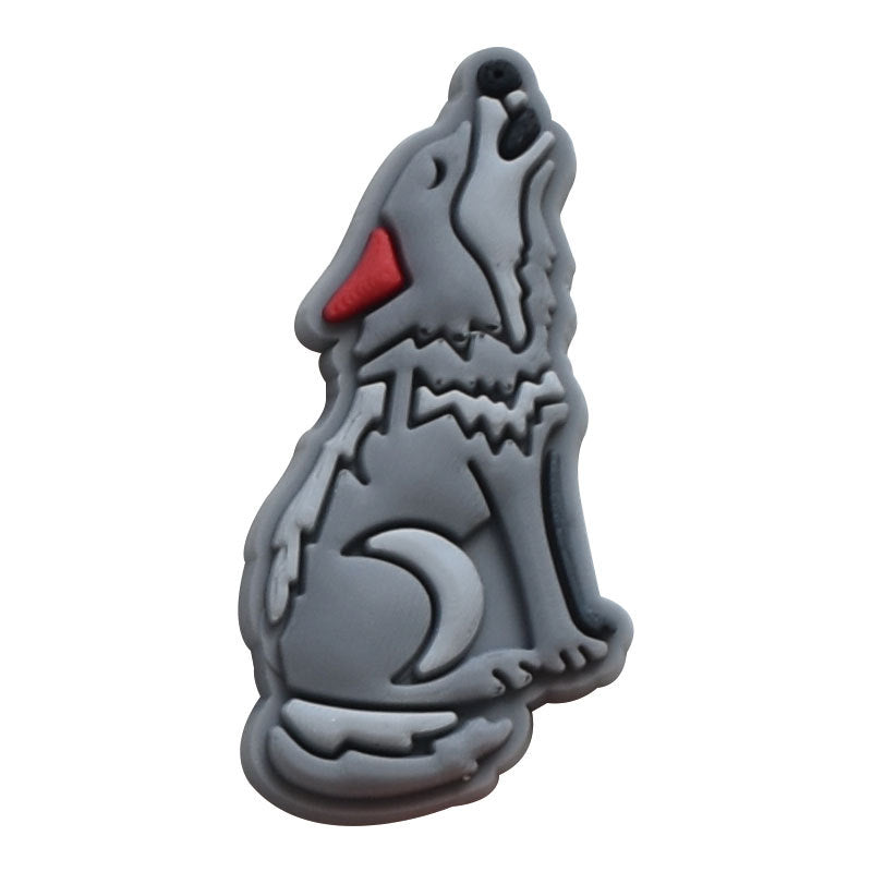 Wholesale Random 100pcs Cartoon Jungle Animals Shoes Charms ACC-SC-RYY044