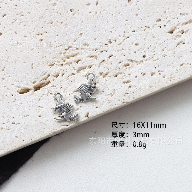 Wholesale Zinc Alloy  Pendant Necklace Set,  Dark Series DIY Jewelry Components for Keychains and Fashion Accessories
