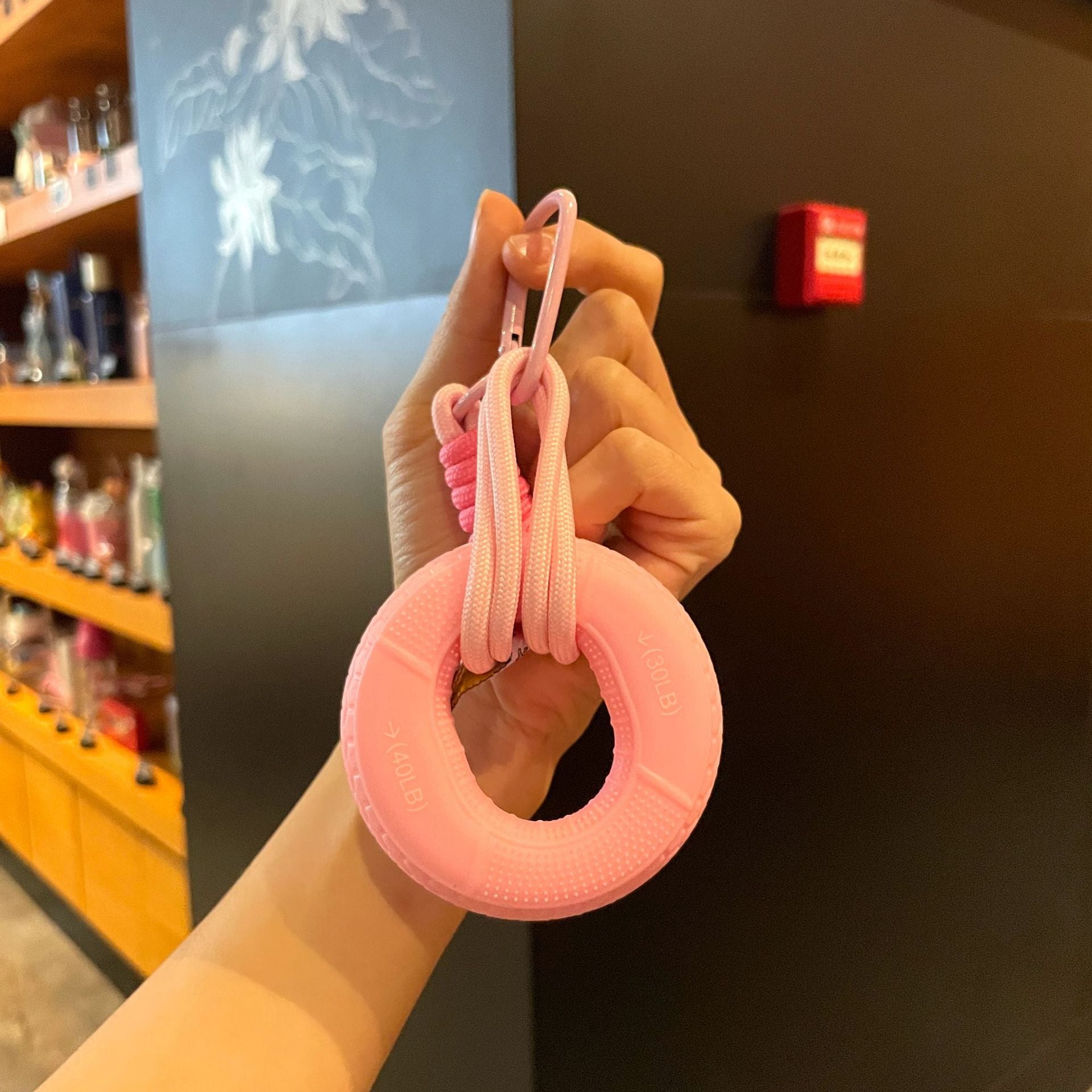 Wholesale Silicone grip stress relief keychain
