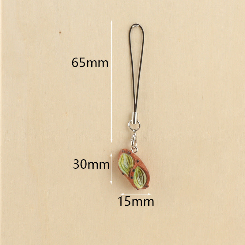 Wholesale Keychain Pendant Food Keychain