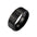 Wholesale  Men's  Electroplated Black Combination Stainless Steel Ring