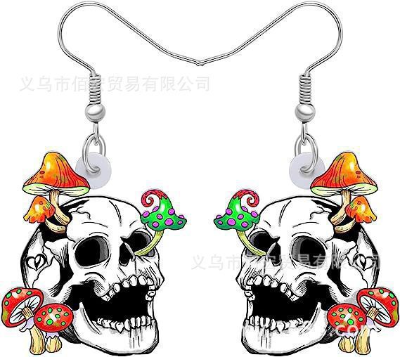 Wholesale  Beautiful Sugar Skull Head Earrings