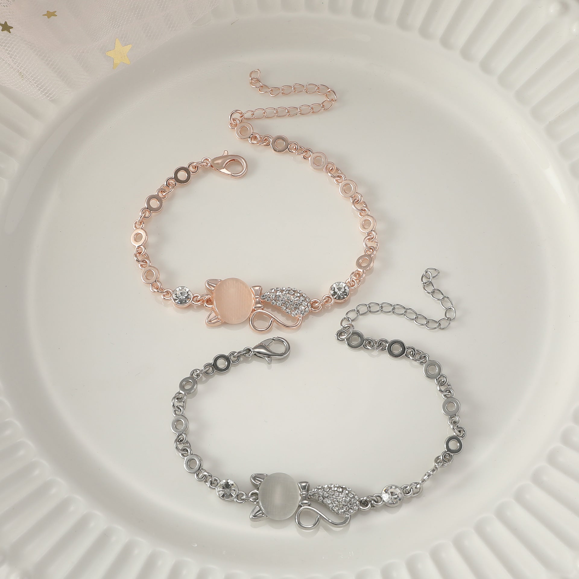 Wholesale Opal Cat Diamond Bracelet ACC-BT-MY005