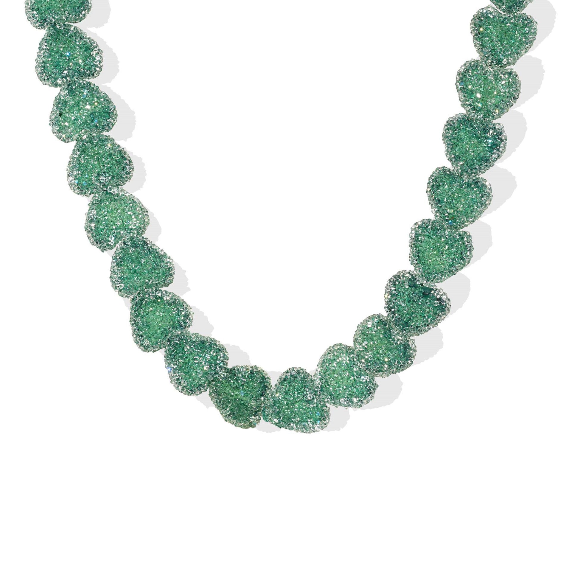 Wholesale color love resin necklace cute candy  jewelry