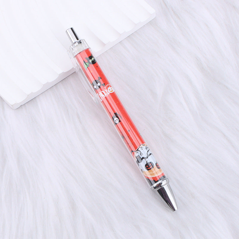 Wholesale Pink Bow Heart Roll Paper Ballpoint Pen