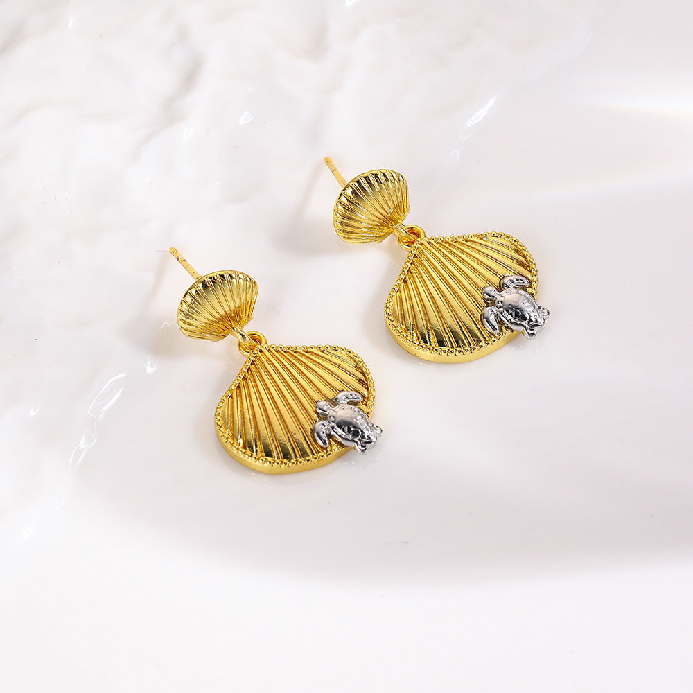 Wholesale  Pearl Starfish Turtle Scallop Necklace