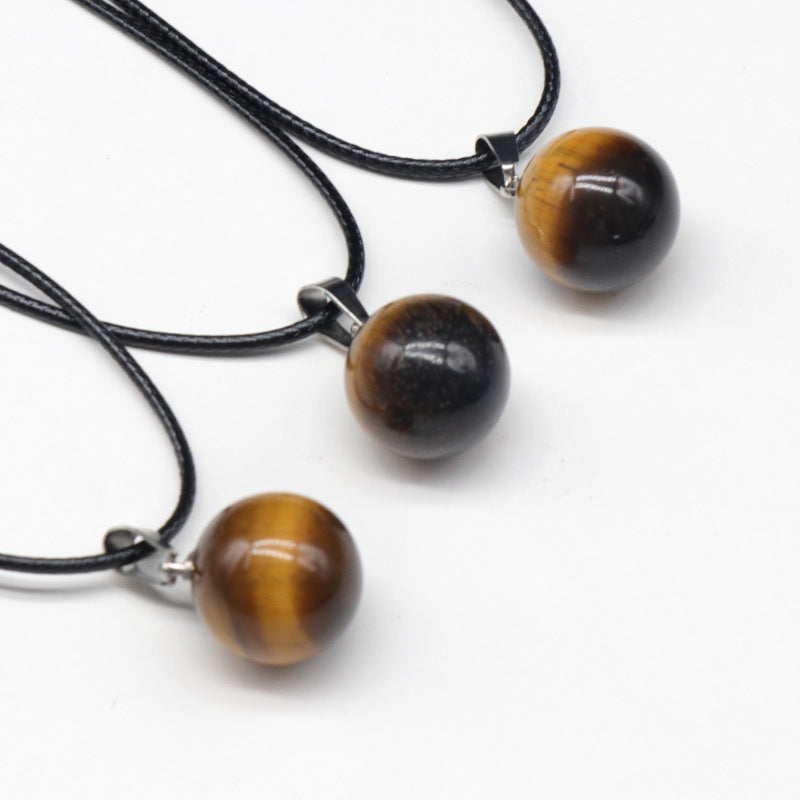 Wholesale 16mm Natural Stone Necklace Pendant ACC-PT-KeSuo001