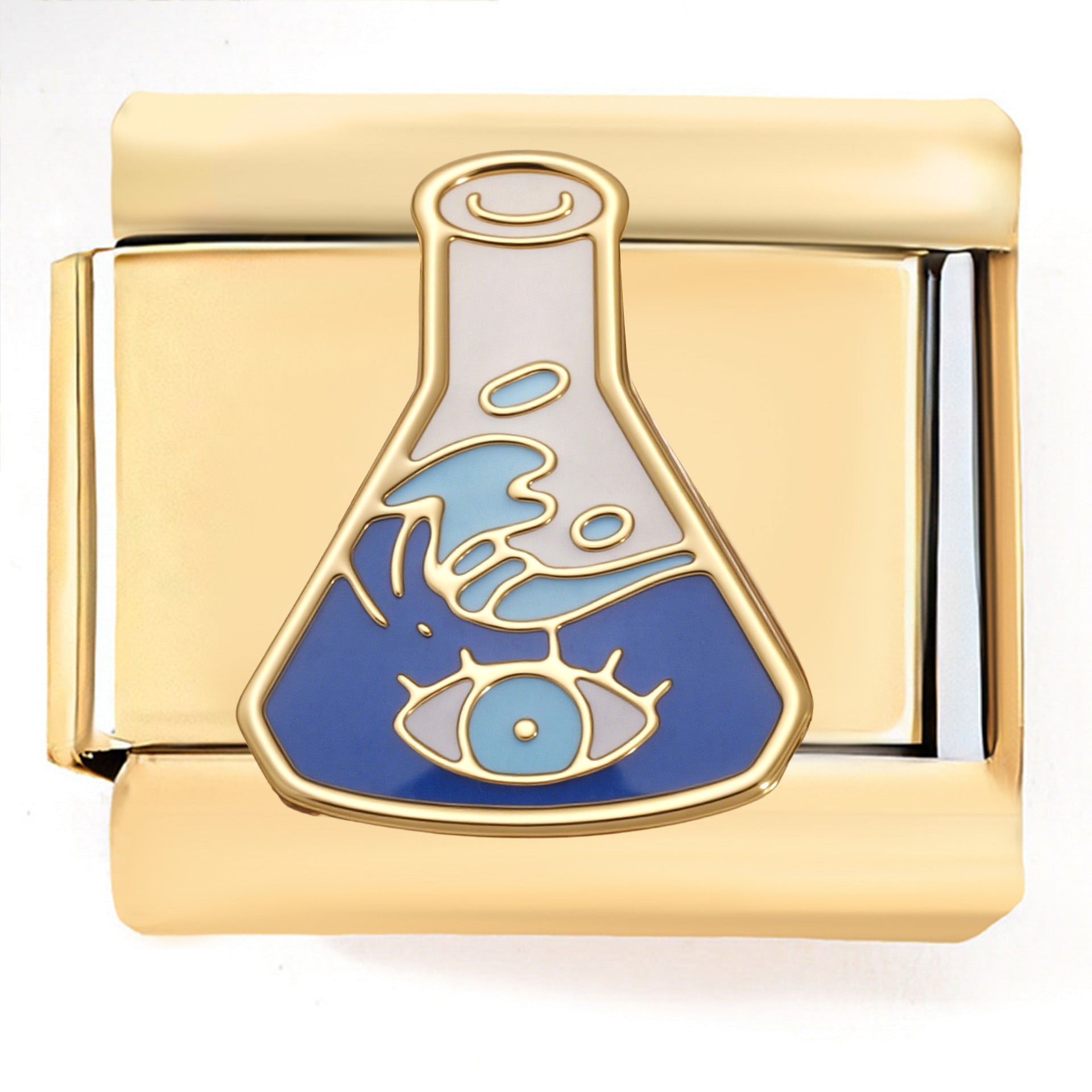 Wholesale  Italian Charm Bracelet 9mm DIY Bumblebee   Creative Stainless Steel Composable Bracelet