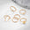 Wholesale 3pcs/set  Combination Personalized  Adjustable Plain Ring
