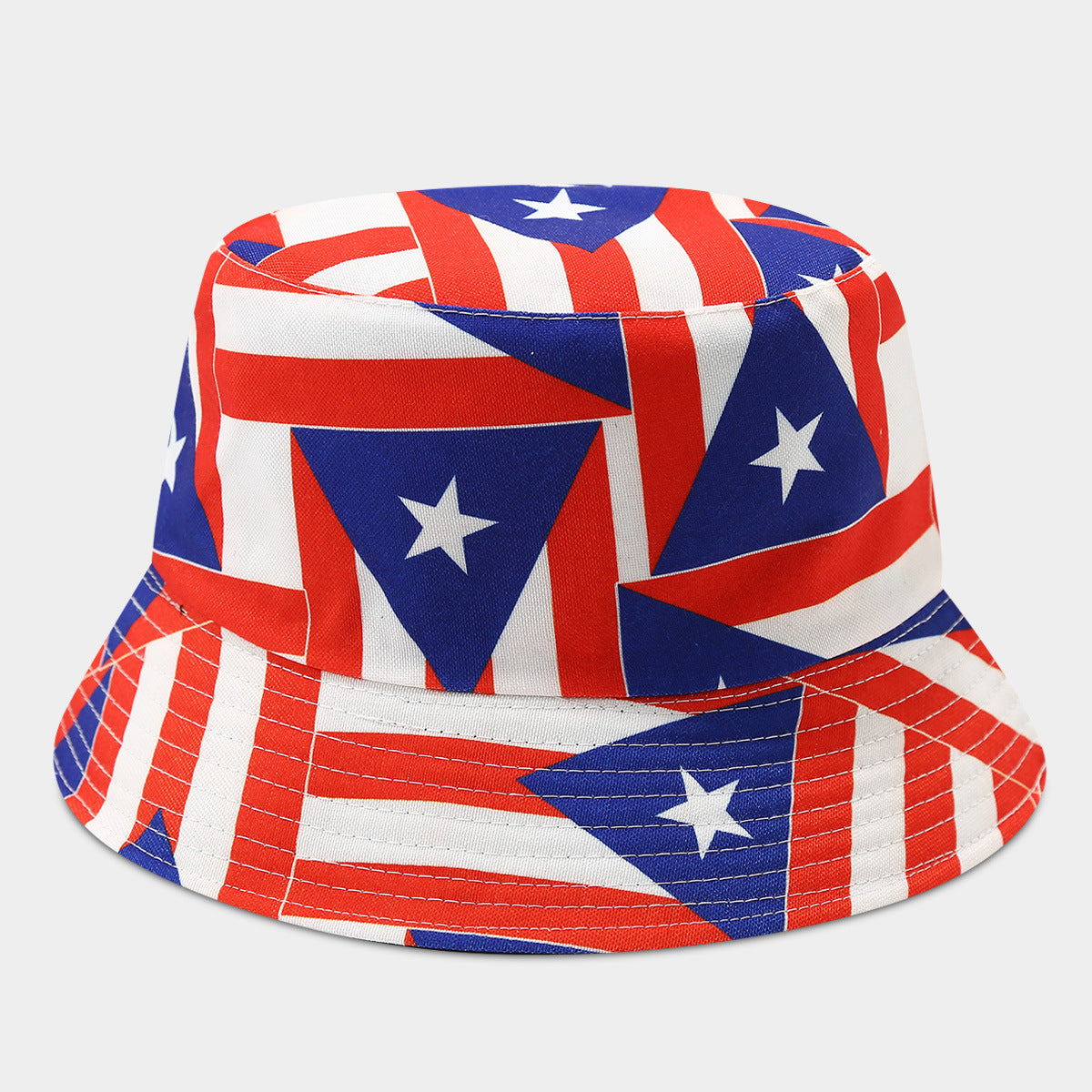 Wholesale  world cup national flag pattern double-sided fisherman hat