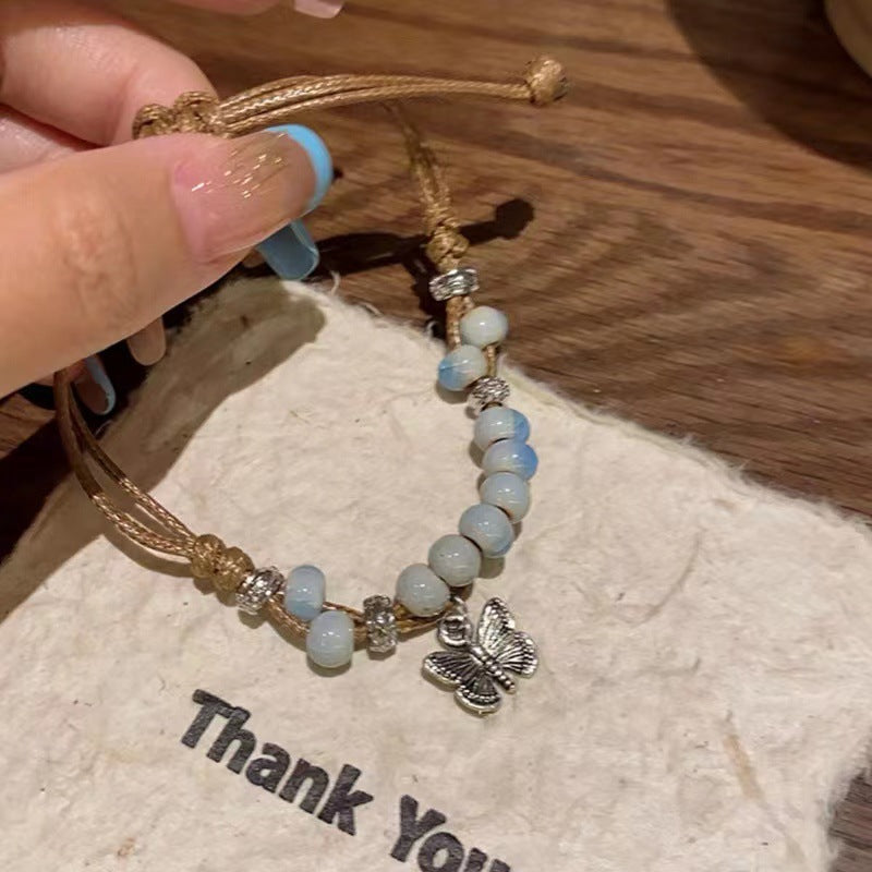 Wholesale Cute Cat Beaded Bracelet Ceramic Hand Ornaments ACC-BT-NS001