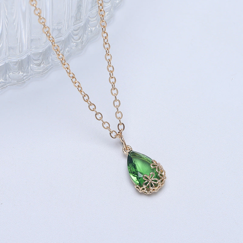 Wholesale Zircon Pendant Necklace Choker Necklace ACC-NE-Hans001