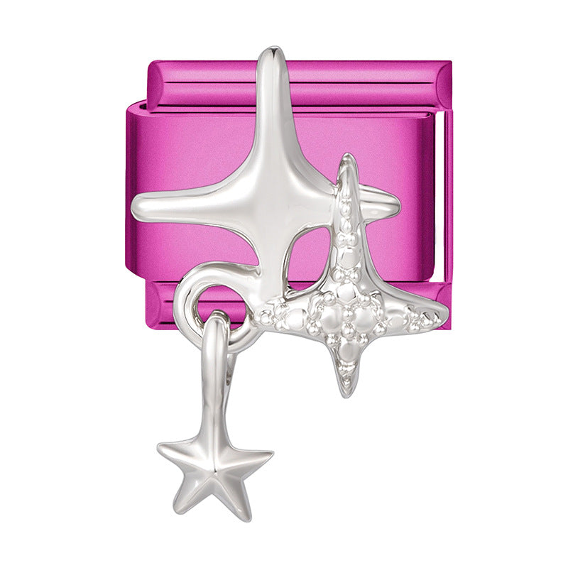 Wholesale 9mm Italian Charm Starter Bracelets DIY Pendant Stainless Steel Composable Bracelet