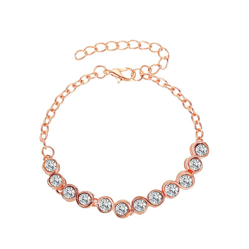 Wholesale Diamond Flower Butterfly Bracelet