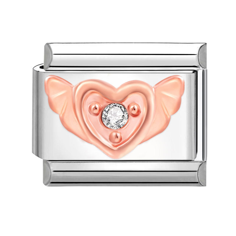 Wholesale Italian modular bracelet 9mm DIY splicing detachable simple pattern stainless steel combinable bracelet