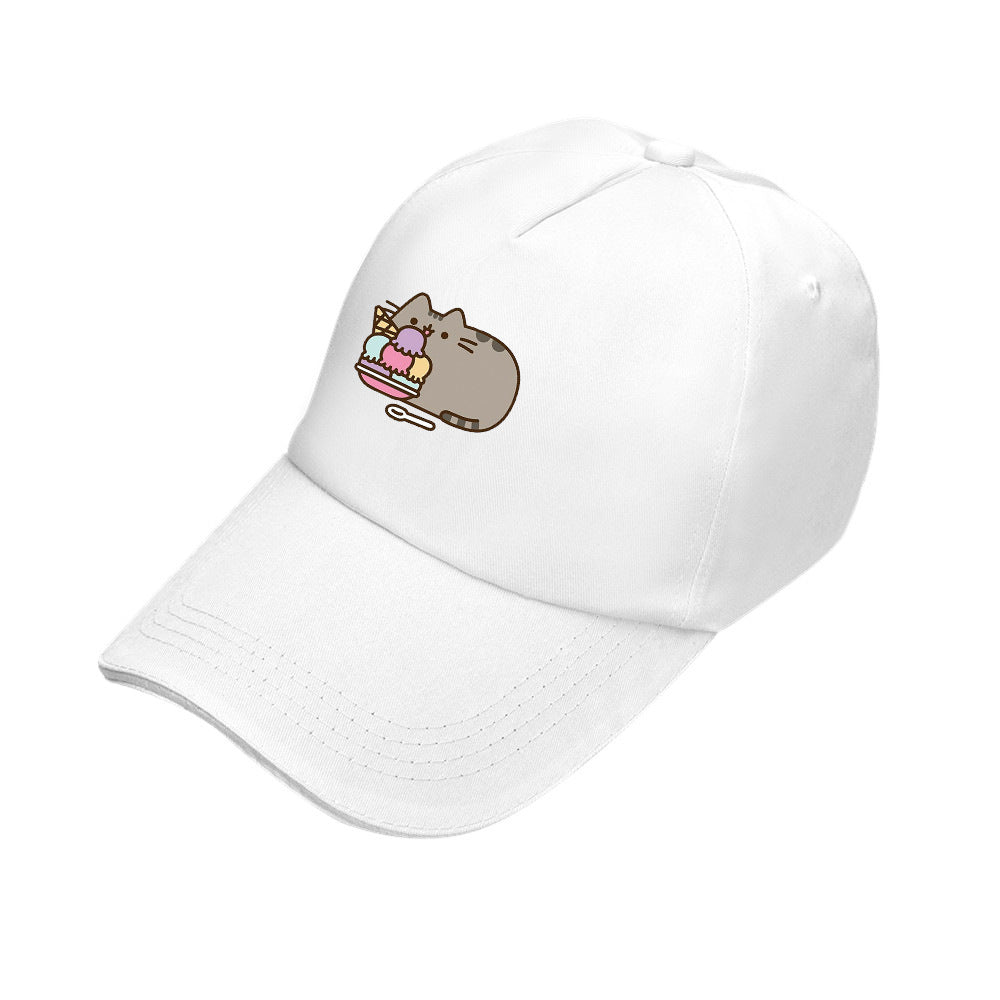 Wholesale three color peaked cap cute baseball cap