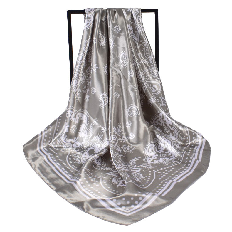 Wholesale Retro Paisley Pattern Printed 90 Square Silk Scarf