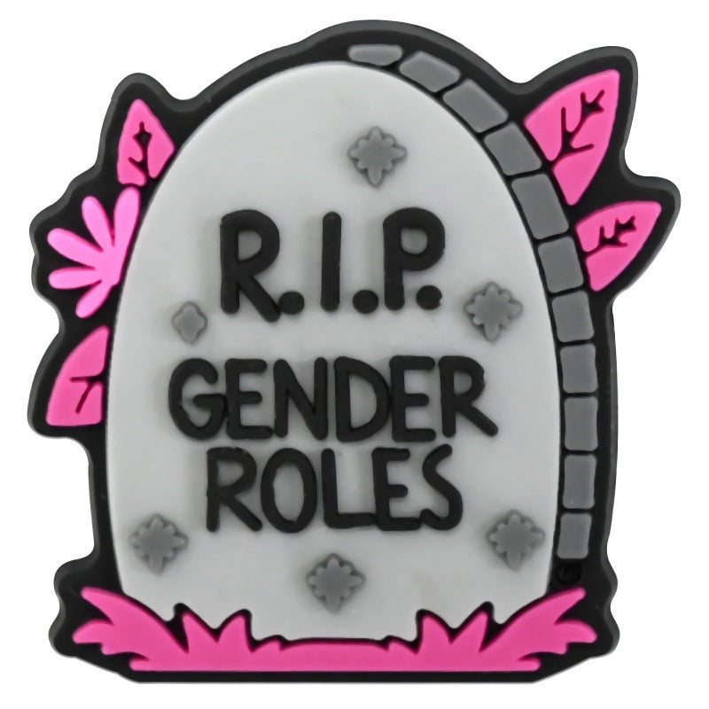 Wholesale  Random 100pcs cartoon coll girl PVC Soft Rubber Shoe Buckle Decoration