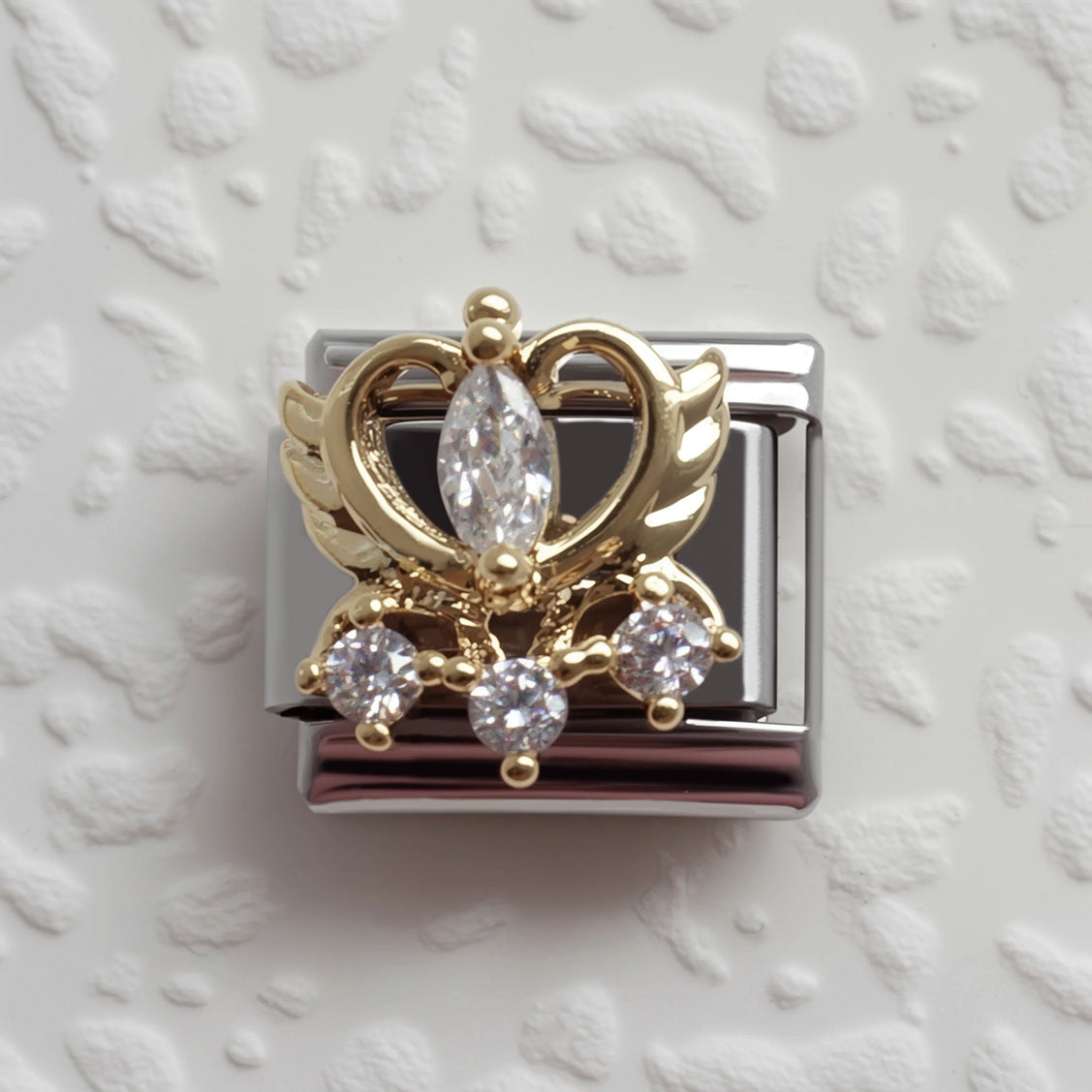 Wholesale 5pcs Italian Charm Bracelet 9mm DIY Splicing Creative Pattern Stainless Steel Composable Bracelet