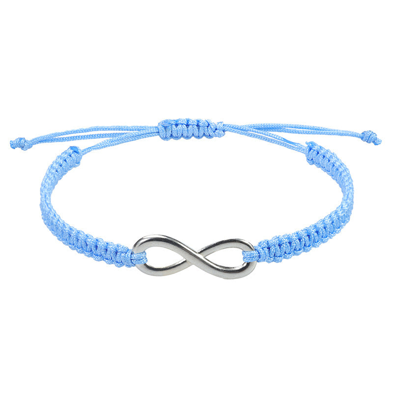 Wholesale  8-character Lucky Hand Rope Hand-woven Bracelet