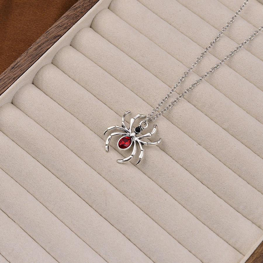 Wholesale Red Gothic  Earrings And Necklace Set Jewelry Accessory Gift For Boutique Resale