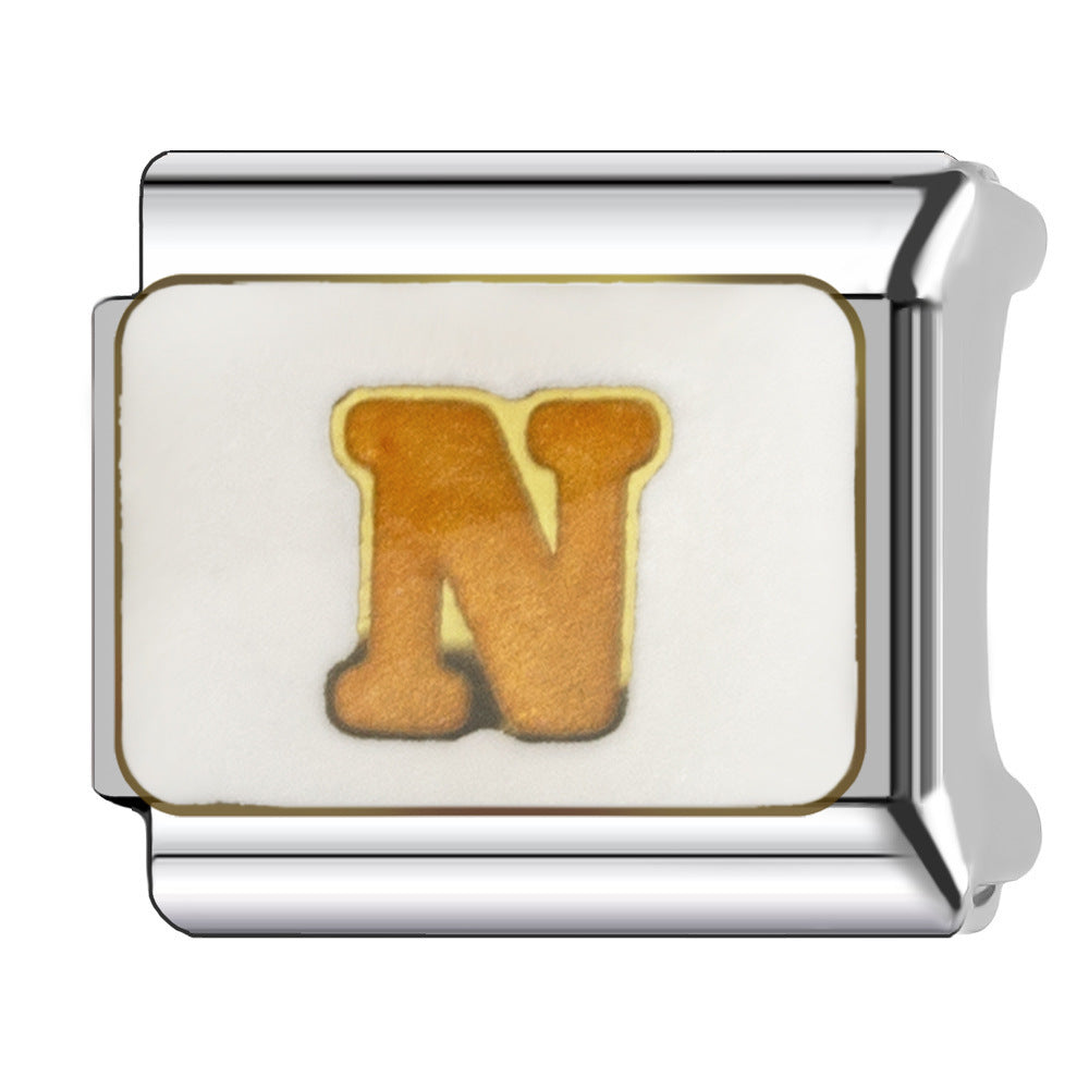 Wholesale  Italian Charm Bracelet 9mm DIY heart Creative Stainless Steel Composable Bracelet