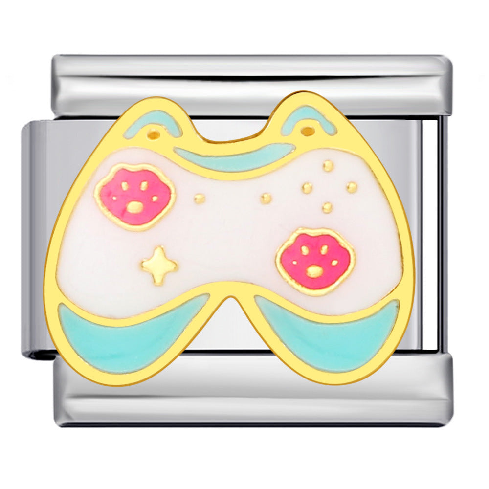 Wholesale Italian Charm Bracelet 9mm DIY Splicing Removable Childhood Toy Stainless Steel Composable Bracelet