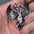 Wholesale Demon Angel Vintage Silver Necklace