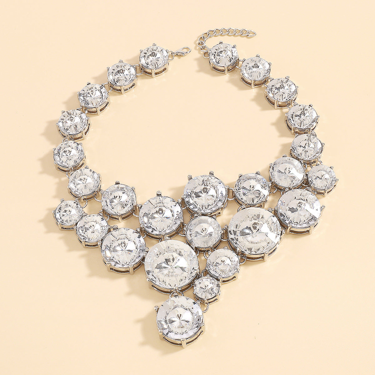 Wholesale Light Luxury Diamond Retro Fashion Necklace