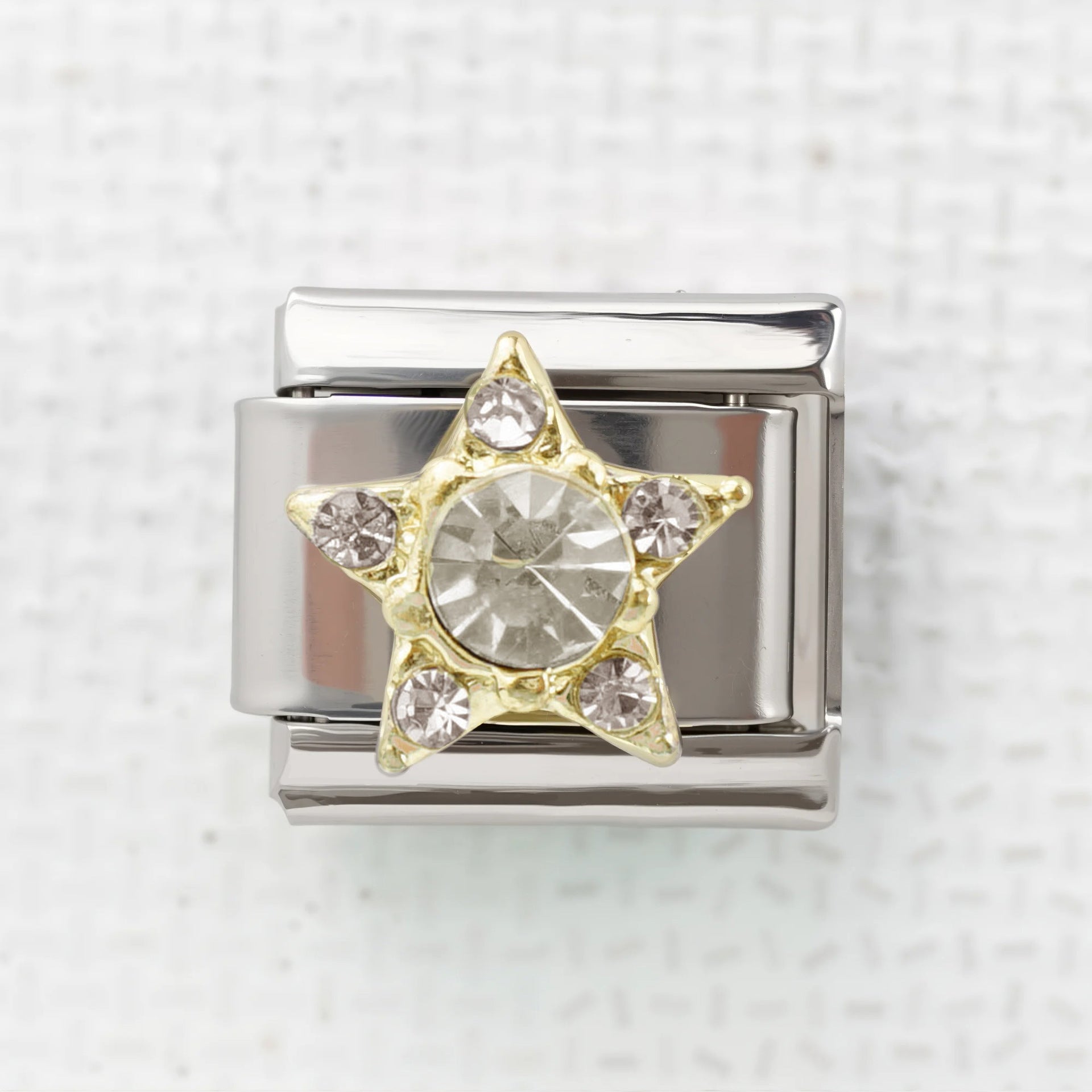 Wholesale 5pcs Italian Charm Bracelet 9mm DIY Splicing Perfume Bottle Bear Stainless Steel Composable Bracelet