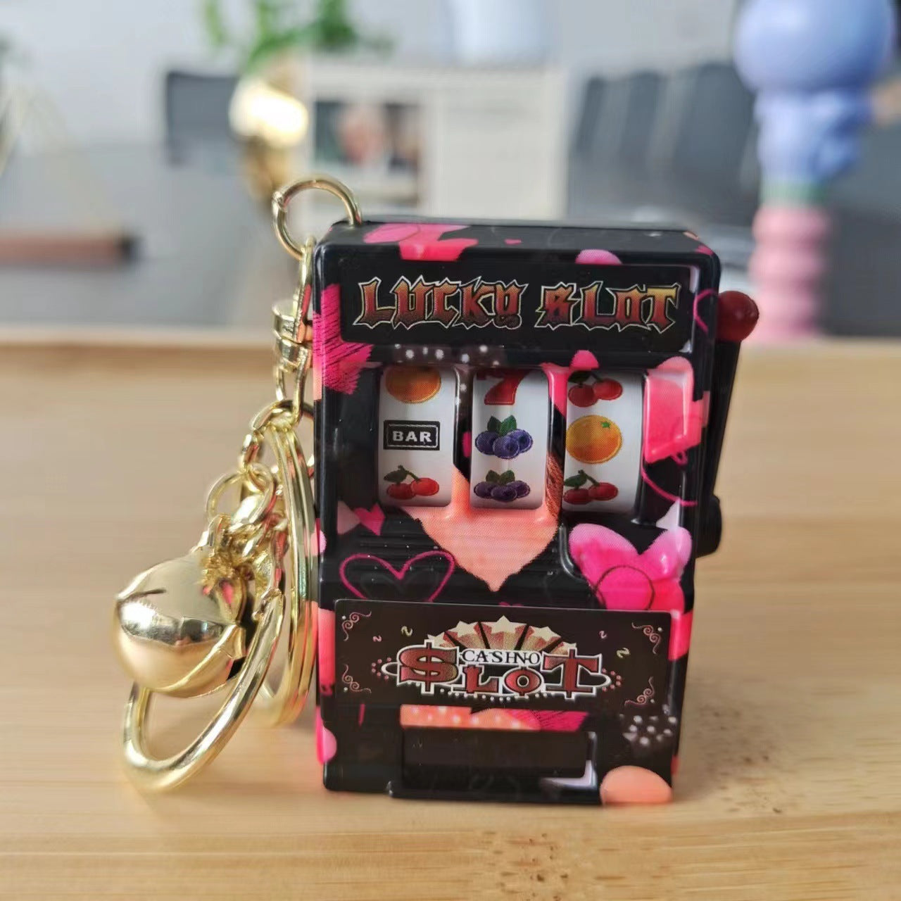 Wholesale Creative Lottery Machine Game Keychains ACC-KC-Lans003
