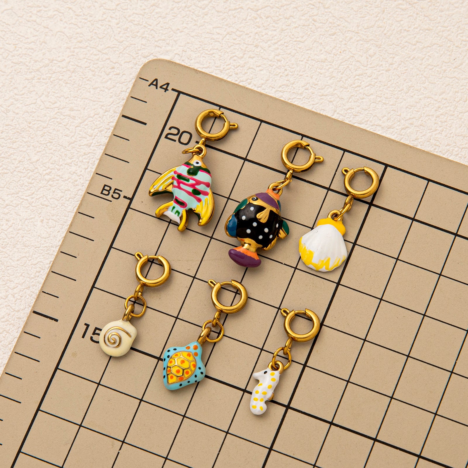 Wholesale stainless steel  marine life series  Charms for Jewelry