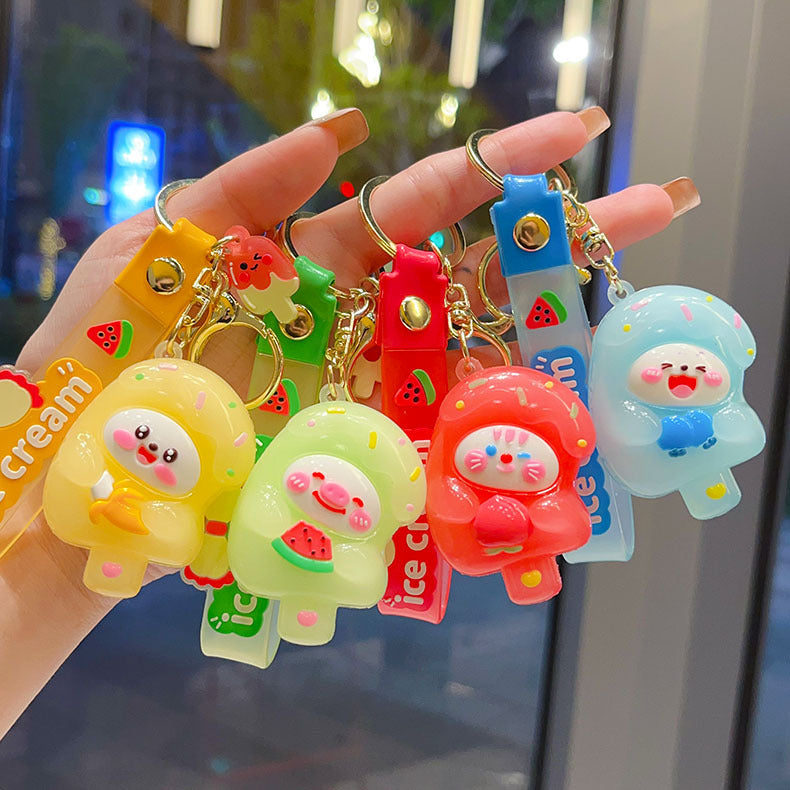 Wholesale Cute Soft Ice Cream Keychain