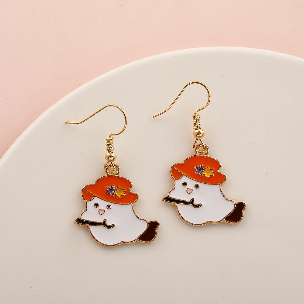 Wholesale  Halloween  earrings  popular Devil pumpkin bat festival earrings